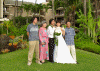 Bride & Groom with Her Family