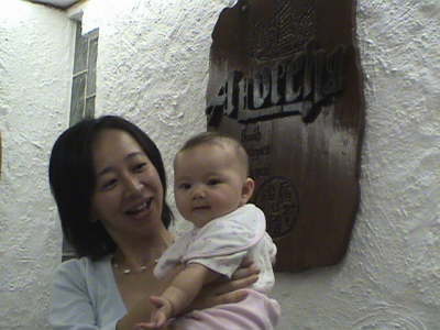 Having dinner at A'Lorcha