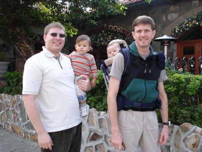 A holiday stroll at the peak