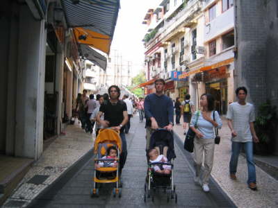 Strolling through Macau