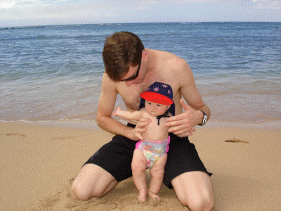 Trying out the Sea and Sand